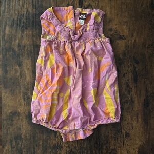Colorful Tea Baby Romper